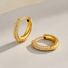 316L Stainless Steel 18K PVD Gold Zircon Earrings made with 316L stainless steel and 18K PVD gold finish for wholesale jewelry buyers - image 9
