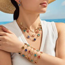 Zircon flower bracelet fashion style