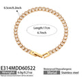 Bracelet / White Zircon / 17cm