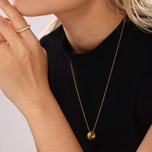 316L Stainless Steel 18K PVD Gold Zircon Necklace Set made with 316L stainless steel and 18K PVD gold finish for wholesale jewelry buyers - image 13