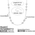 Style C Round CZ Steel Tone / 5cm