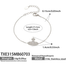 316L Stainless Steel 18K PVD Gold Zircon Planet Necklace made with 316L stainless steel and 18K PVD gold finish for wholesale jewelry buyers - image 18