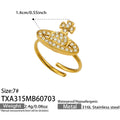Ring / 锆石星球Gold / Size 7