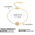 Bracelet / 锆石太阳Gold / 5cm