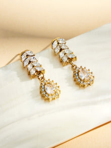 316L Stainless Steel 18K PVD Gold Zircon Droplet Chain Bracelet made with 316L stainless steel and 18K PVD gold finish for wholesale jewelry buyers - image 17