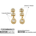 Earrings / White ZirconGold / Default